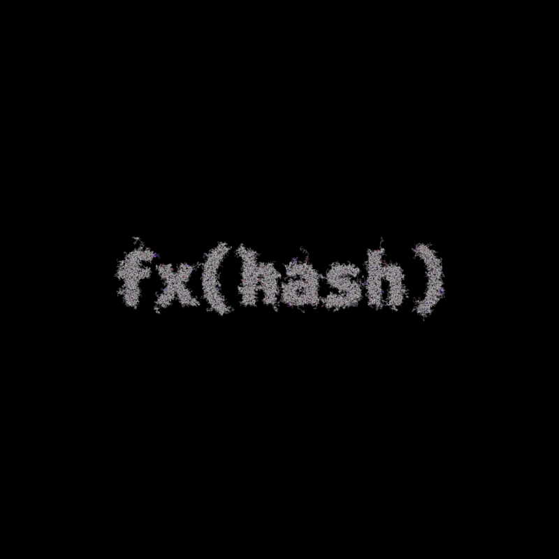 FXHASH Logo with Features #443