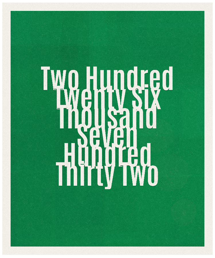 Count #226732