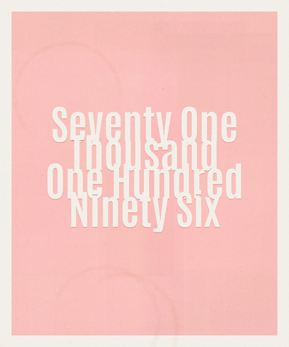 Count #71196