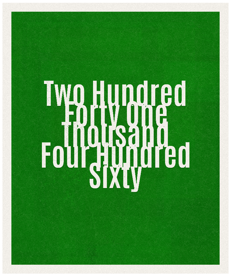 Count #241460