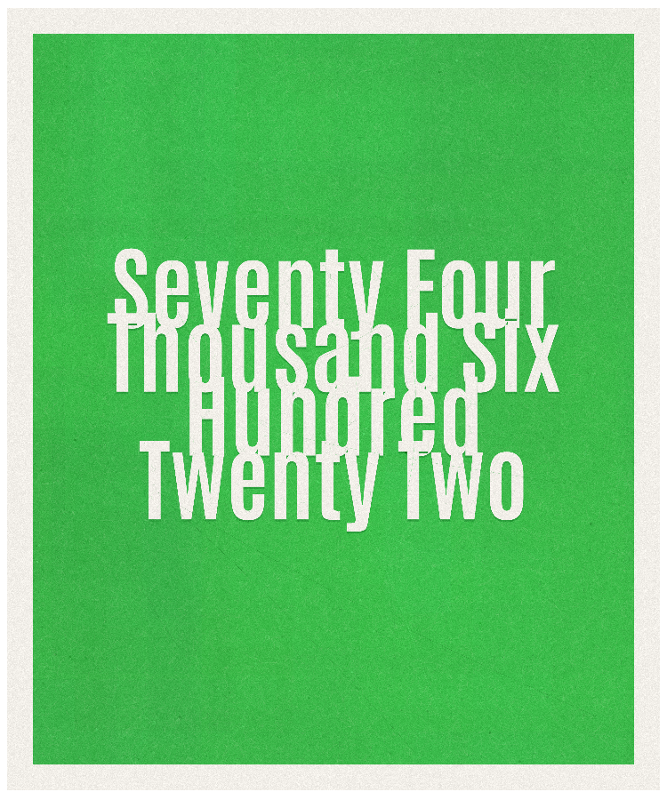 Count #74622