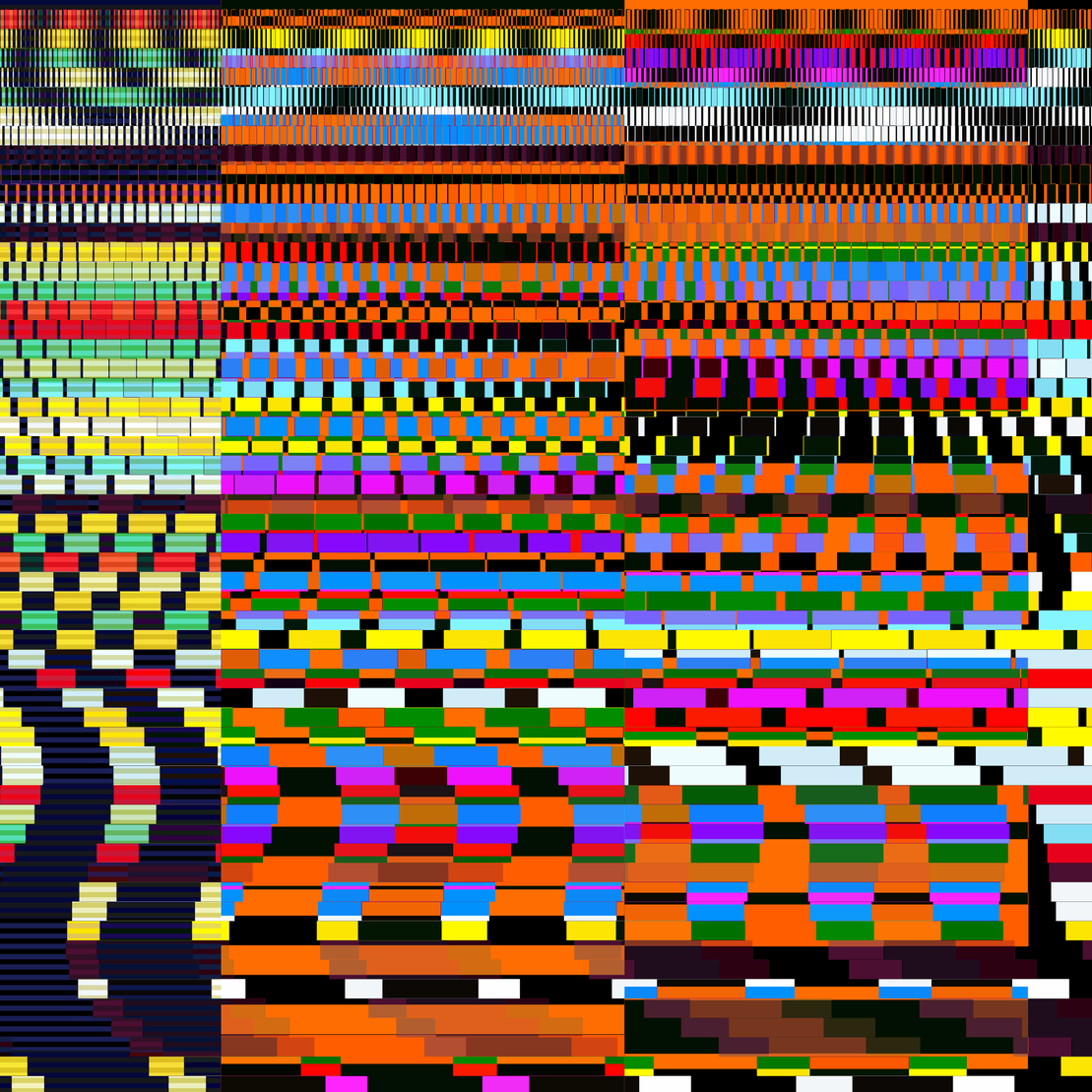 Glitchometry Stripes #61