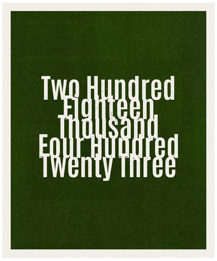 Count #218423