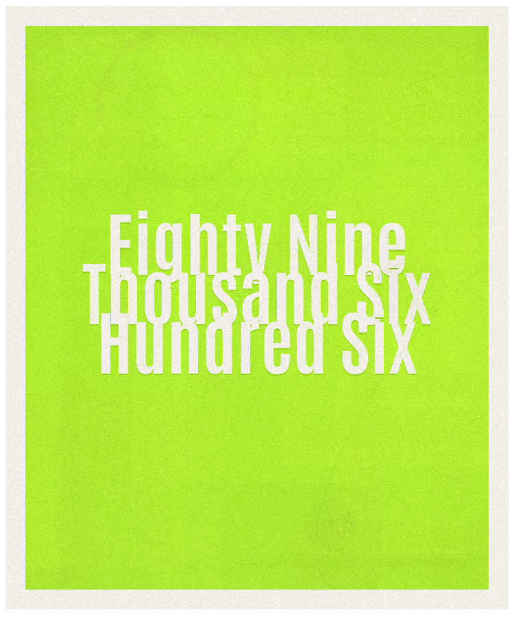Count #89606