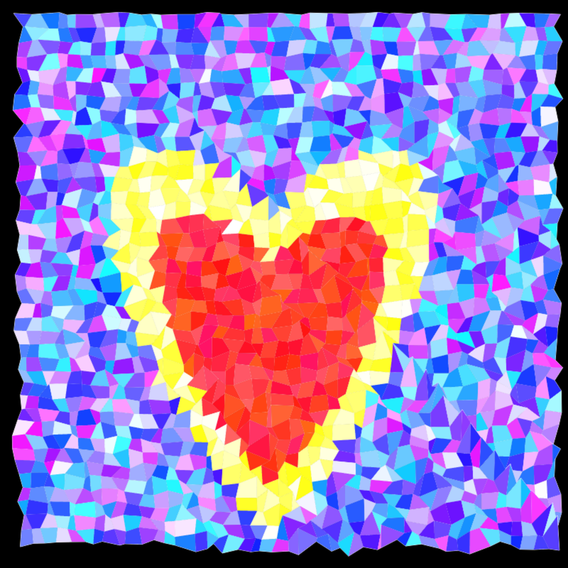 Heart mosaic #2