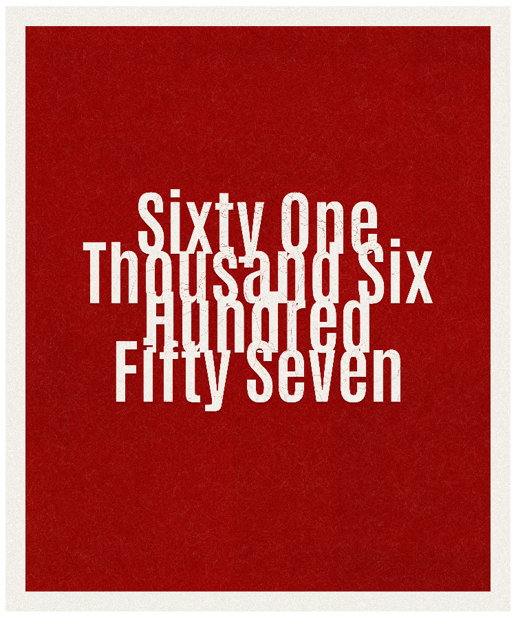 Count #61657