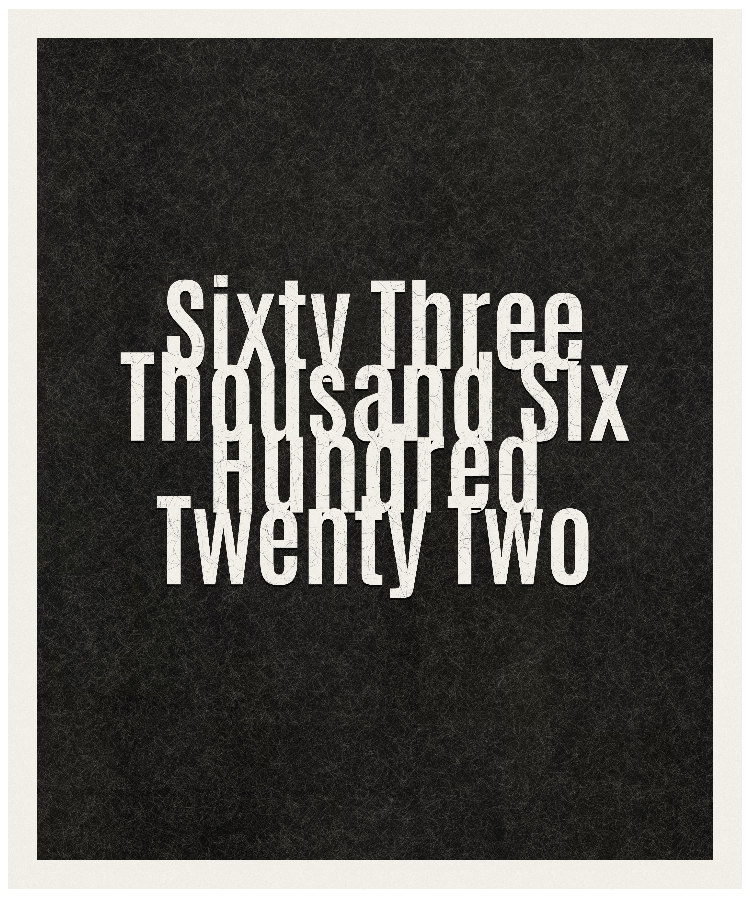 Count #63622