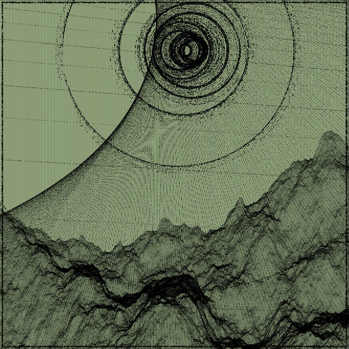 Surreal classic generative landscape #9