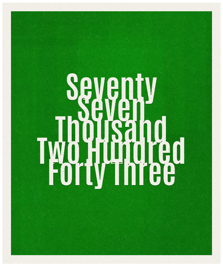 Count #77243