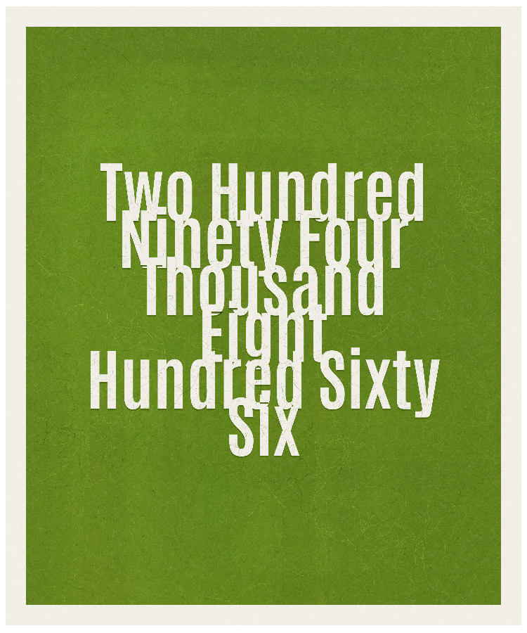 Count #294866