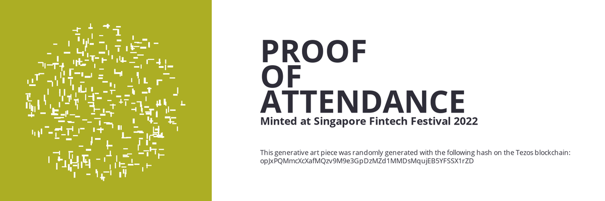 SFF2022 Proof of Attendance Token #316