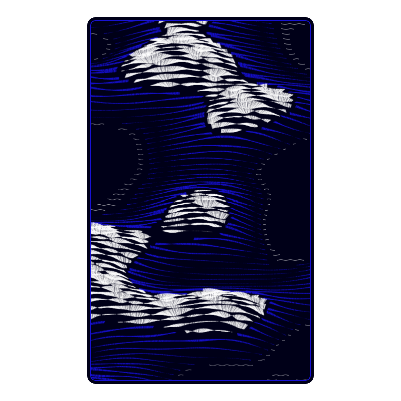 Topographic Playing Card #77