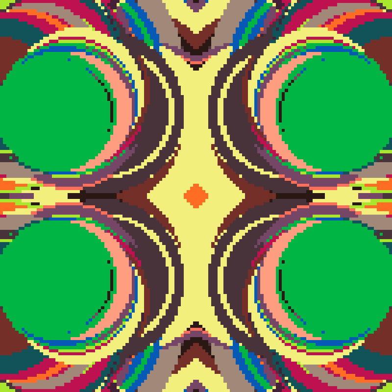 Rapid Psychedelic Inkblot Test Generator #73