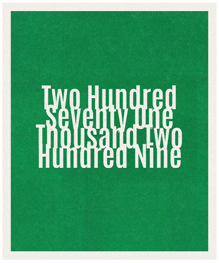 Count #271209