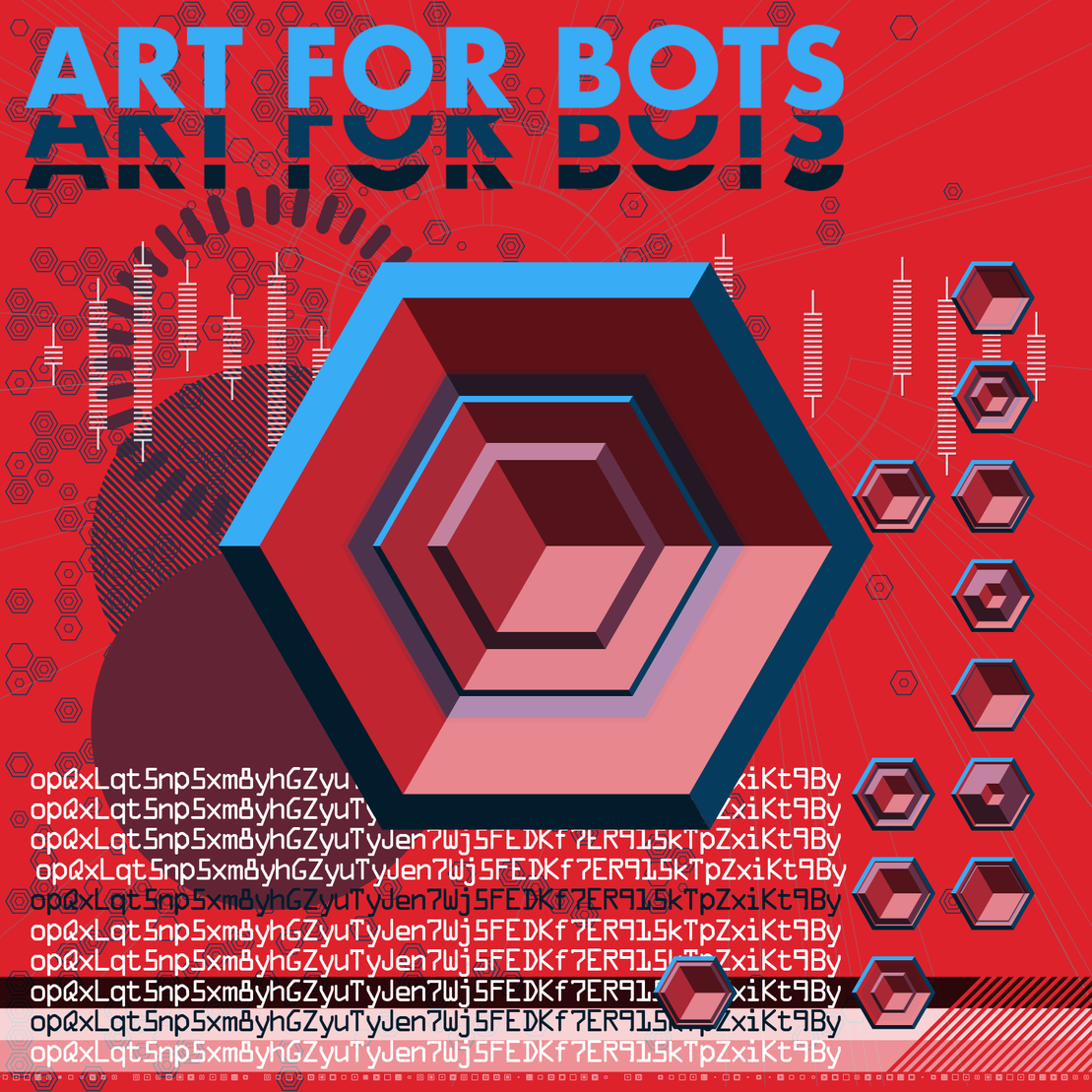 Hexagones - Art for Bots for Humans #64