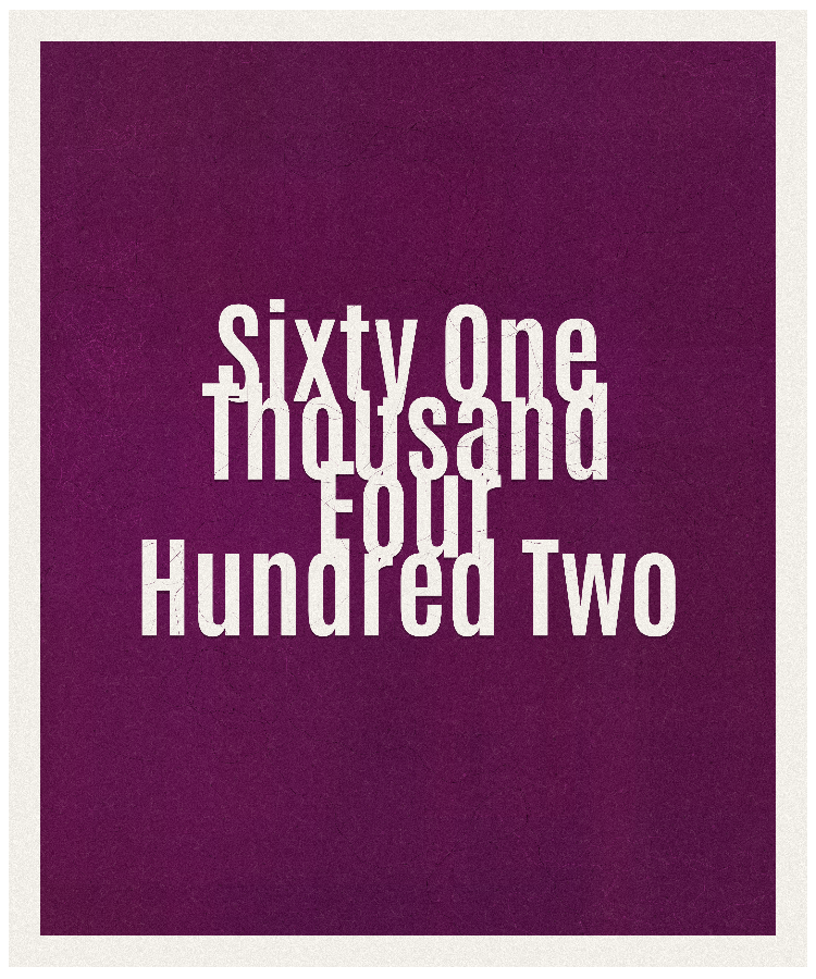 Count #61402
