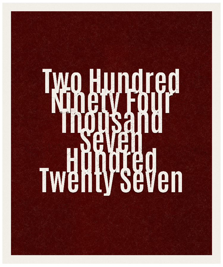 Count #294727