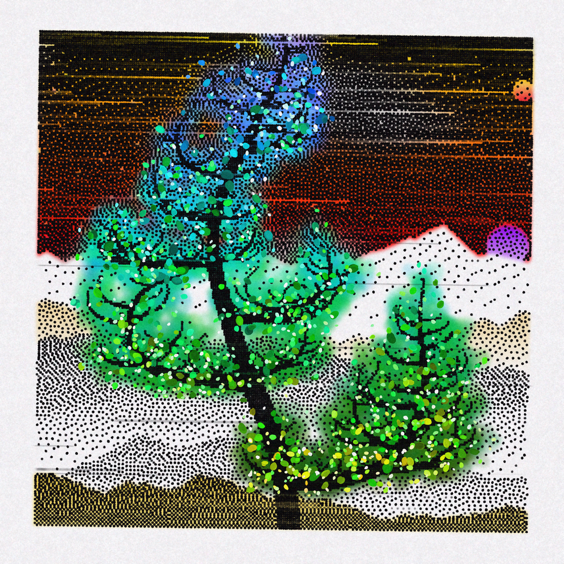 Dithered Branches #143