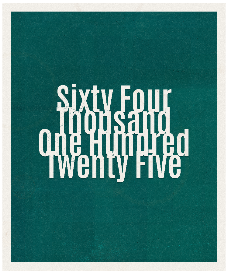 Count #64125