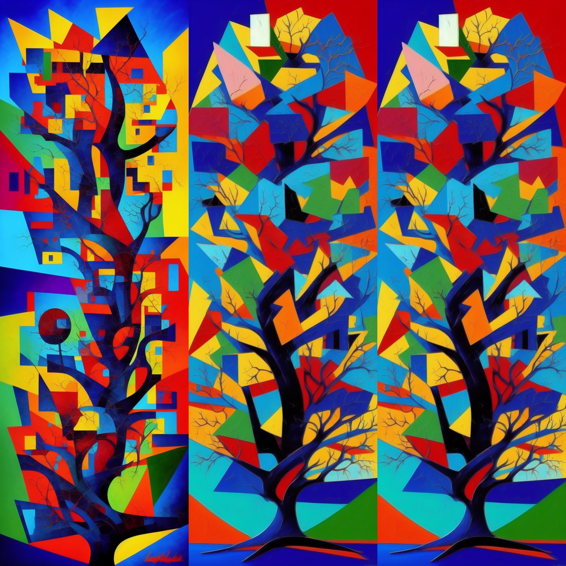 Cubism Trees #2