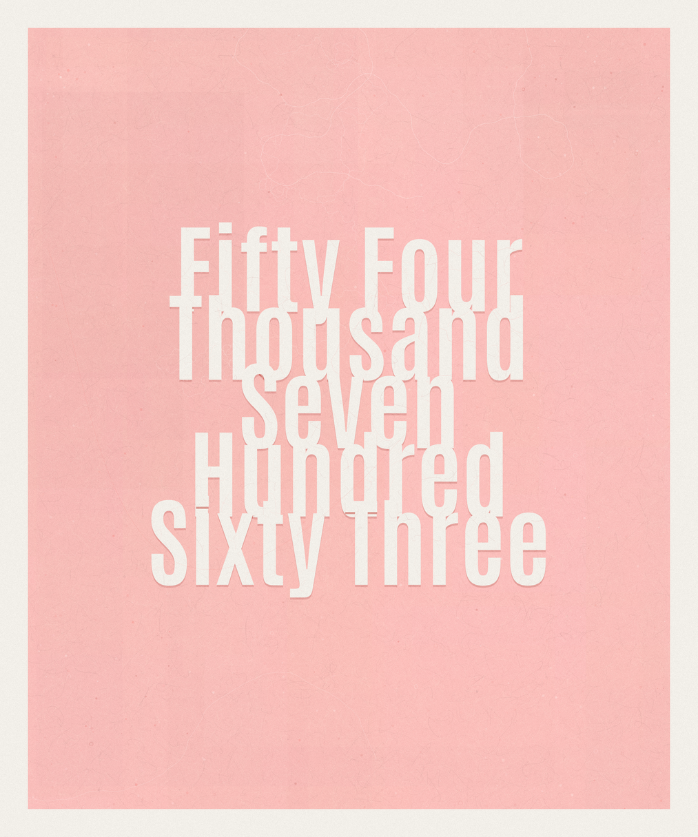 Count #54763