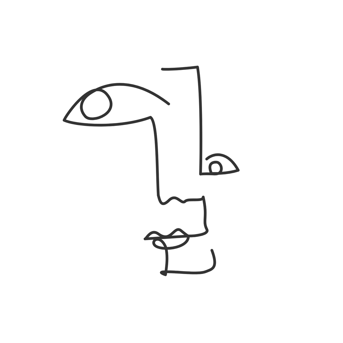 One line faces #41