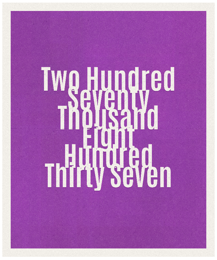 Count #270837