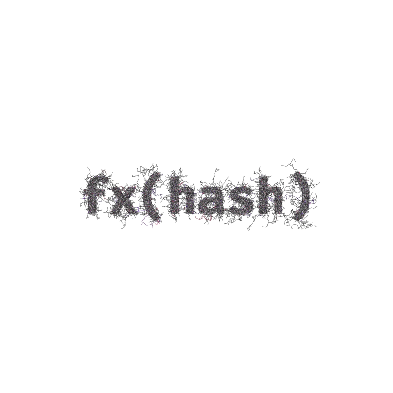 FXHASH Generative Logo #12