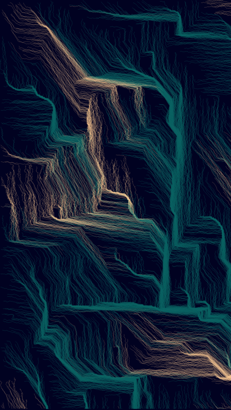 Algoscapes | Rock-face #396