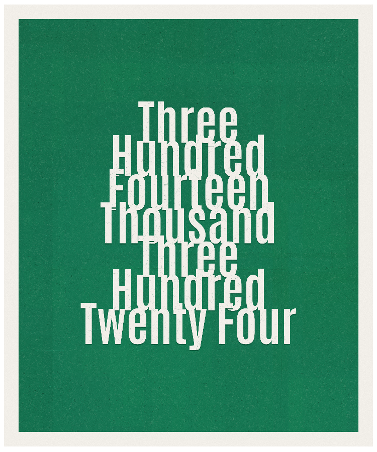 Count #314324