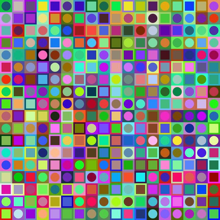 Square Dot Composition #248