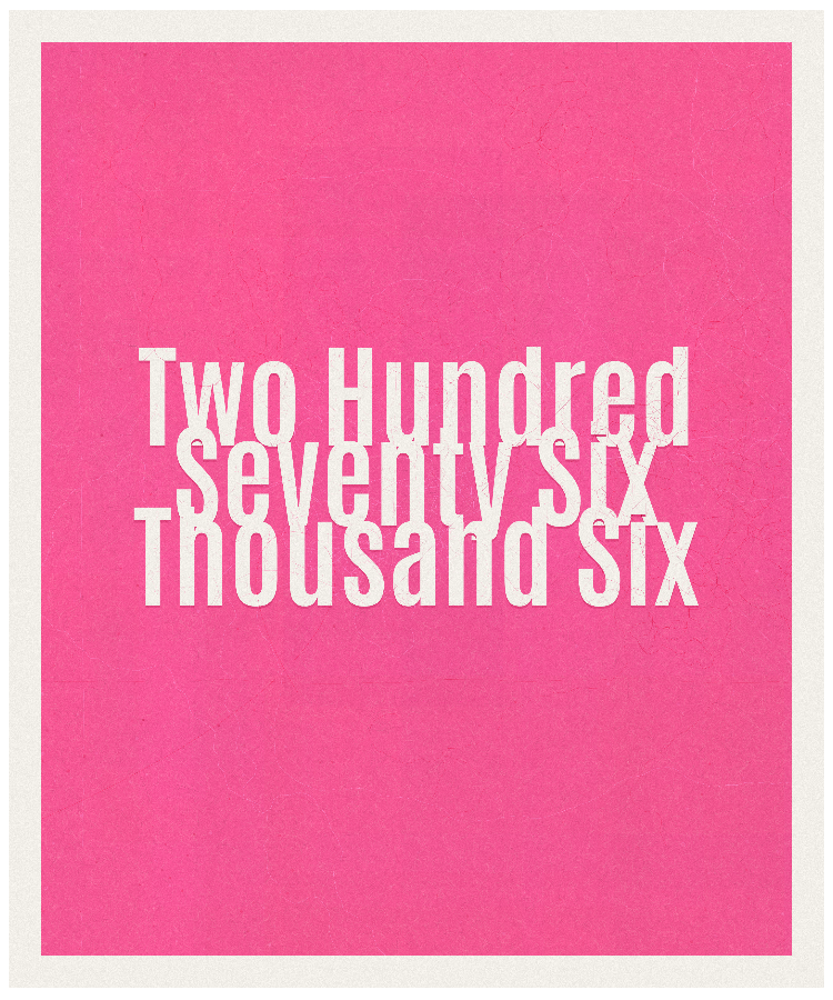 Count #276006