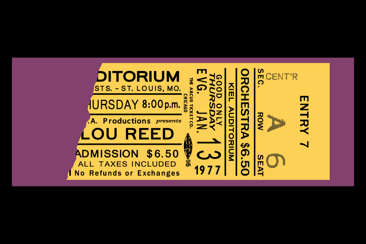 Classic Rock Concert Ticket Stub Generator #17