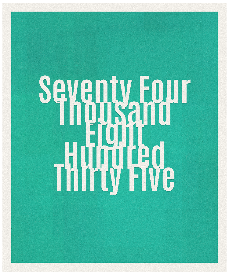 Count #74835