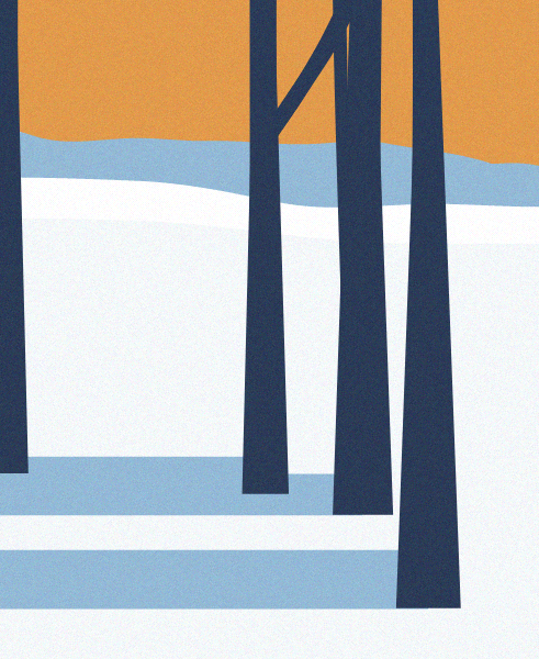 Minimal Snow Landscape #69