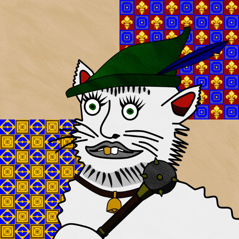 Famous Medieval Cat #68