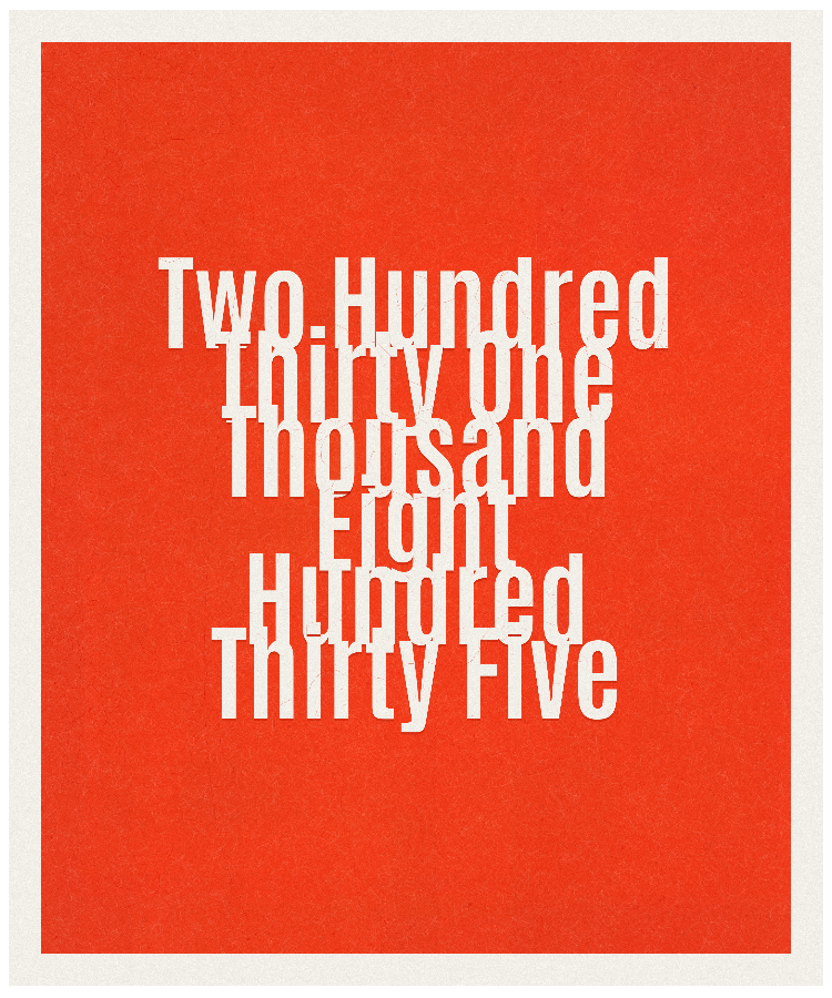 Count #231835