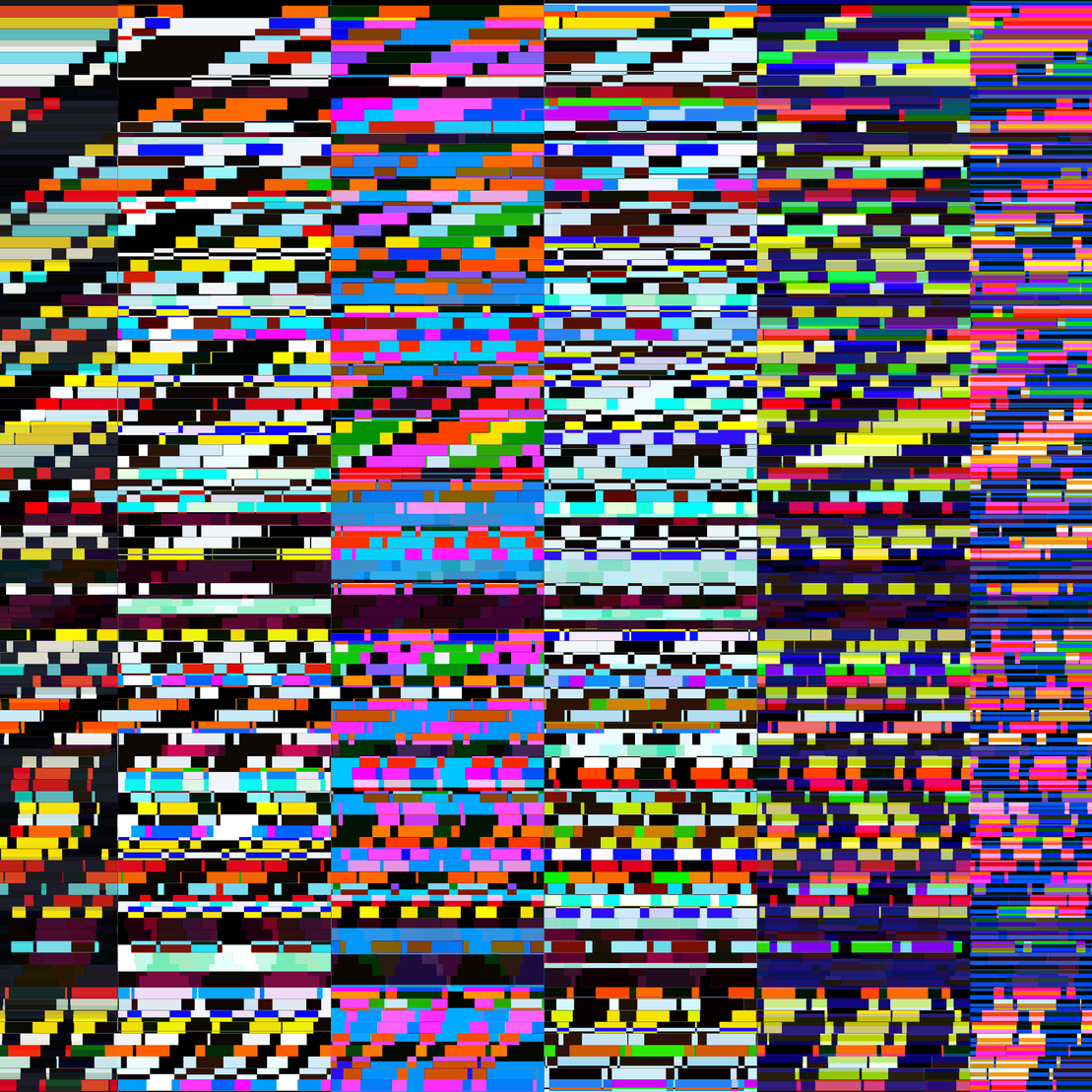 Glitchometry Stripes #44