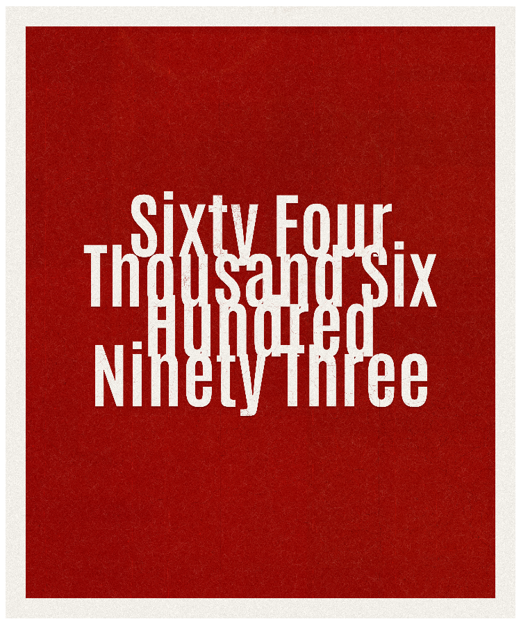 Count #64693