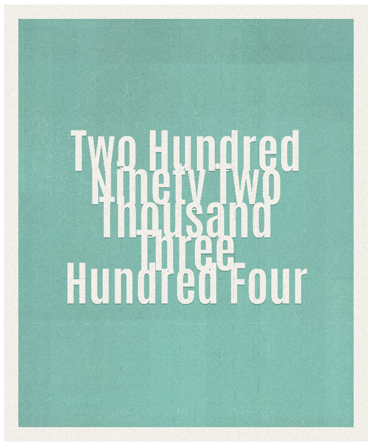 Count #292304