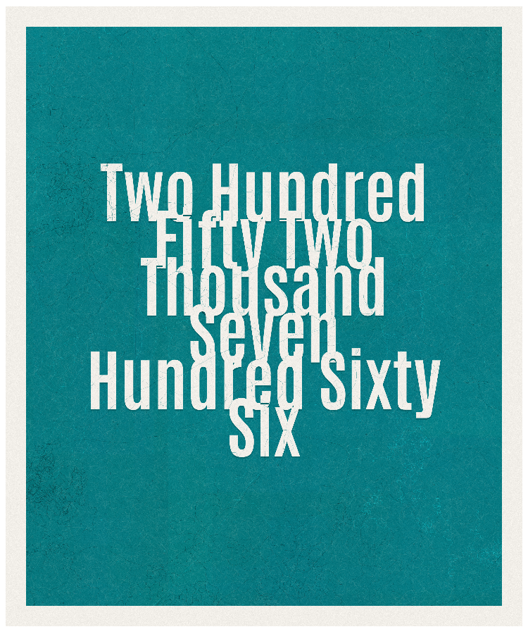 Count #252766