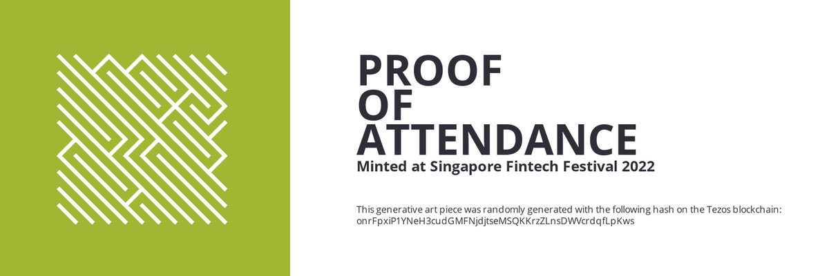 SFF2022 Proof of Attendance Token #906