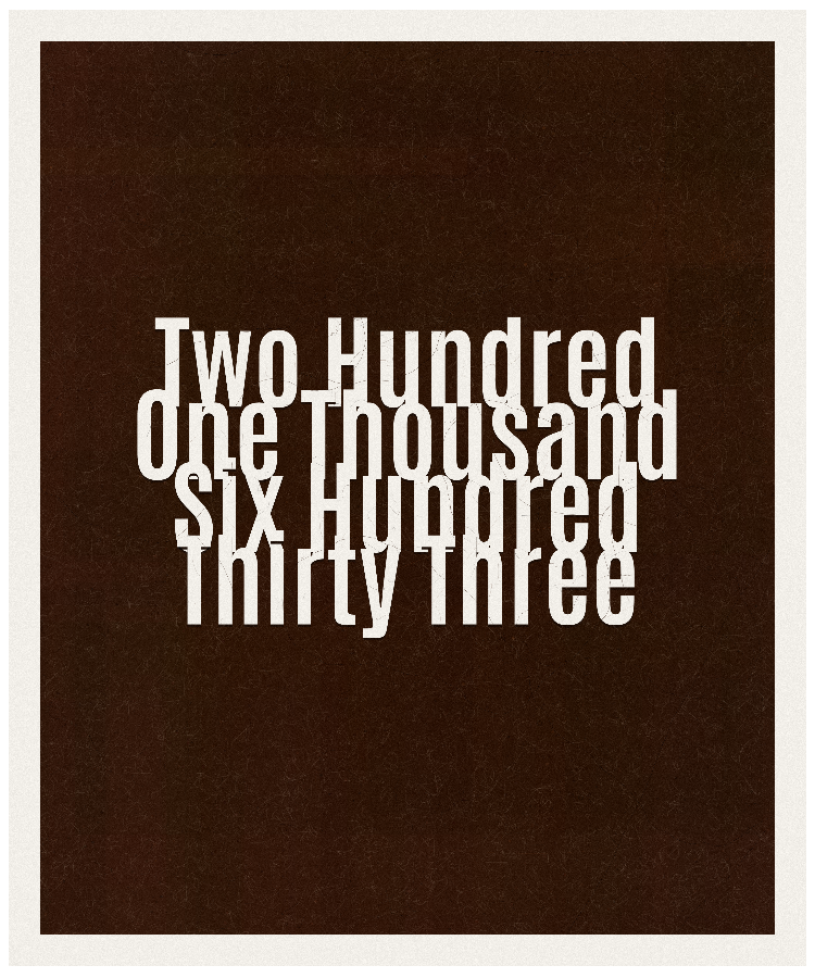 Count #201633