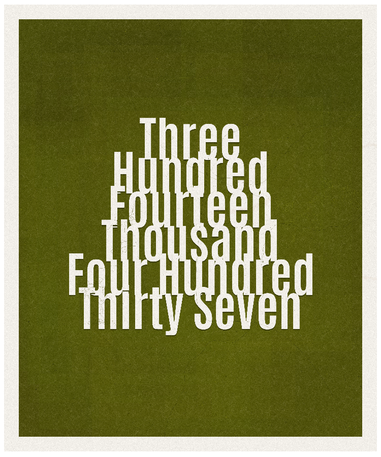 Count #314437