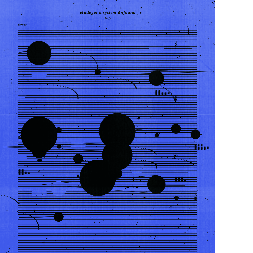 etude for a system unfound #14