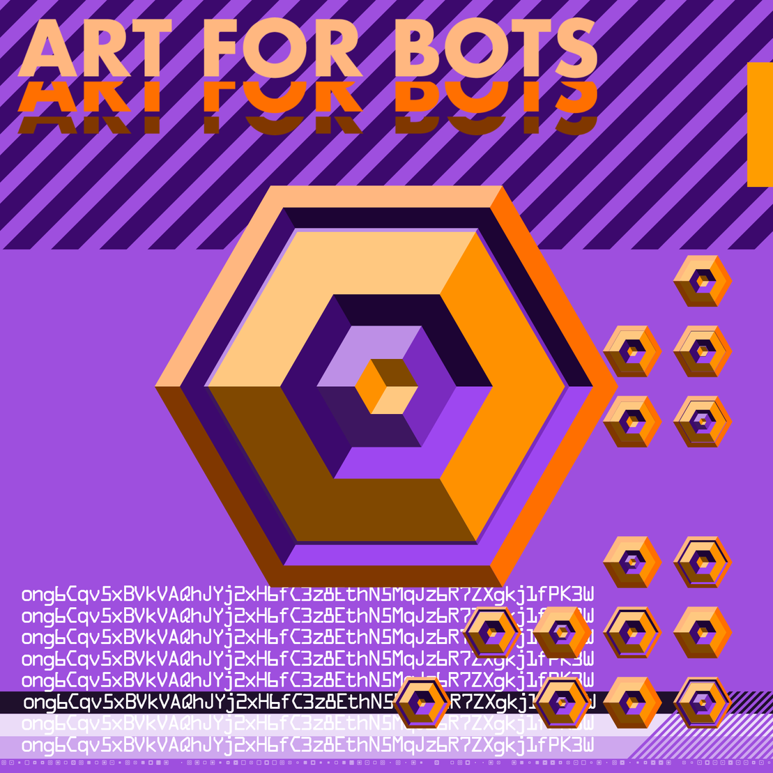 Hexagones - Art for Bots for Humans #57