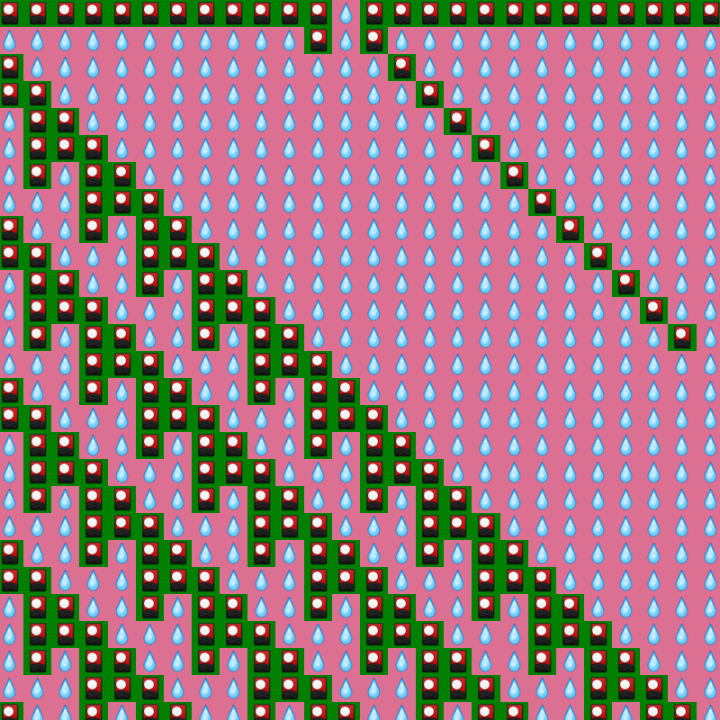 Elementary Cellular Emoji Automata #69