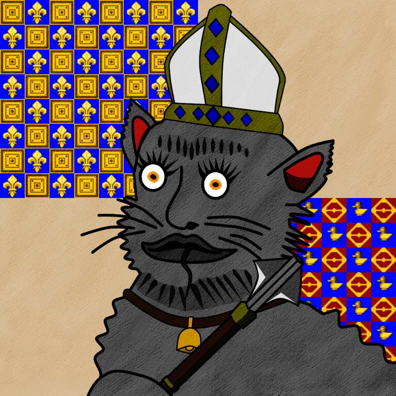 Famous Medieval Cat #123