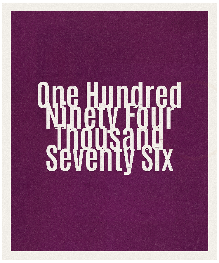 Count #194076