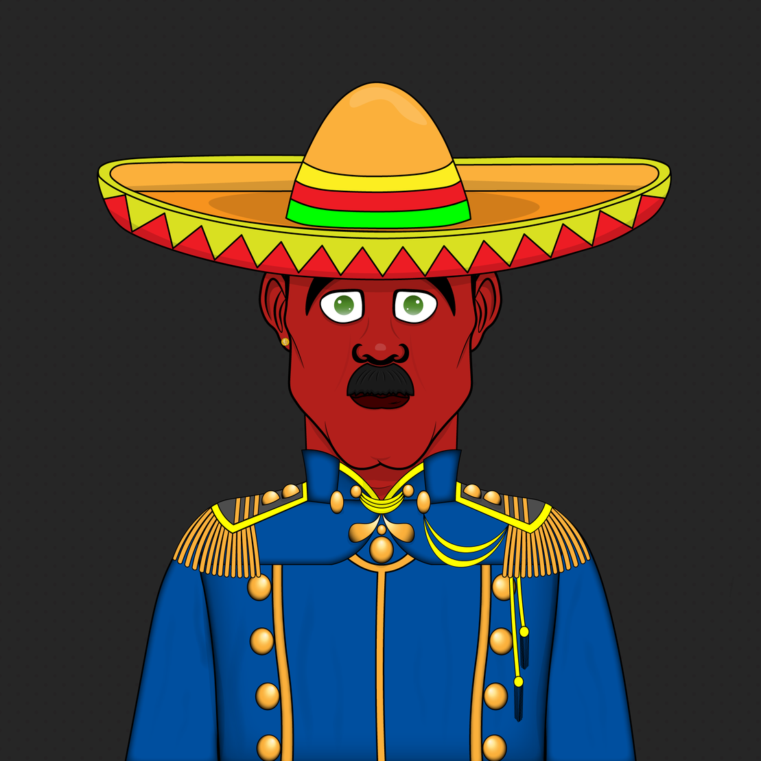 Mustachioed #119